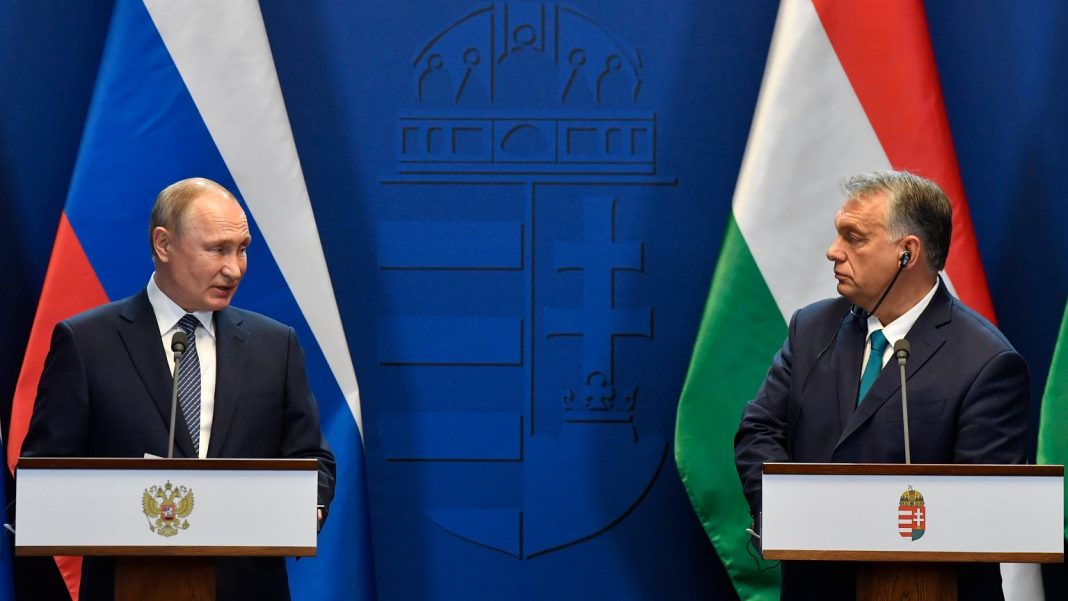  Путин направил Орбану поздравительную телеграмму.  Он в ней пишет о "развитии партнерских связей"
