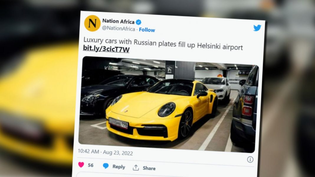  Росіяни – це шлях санкцій.  Елітні російські автомобілі заполонили автостоянку Гельсінкі.  Що там відбувається?
