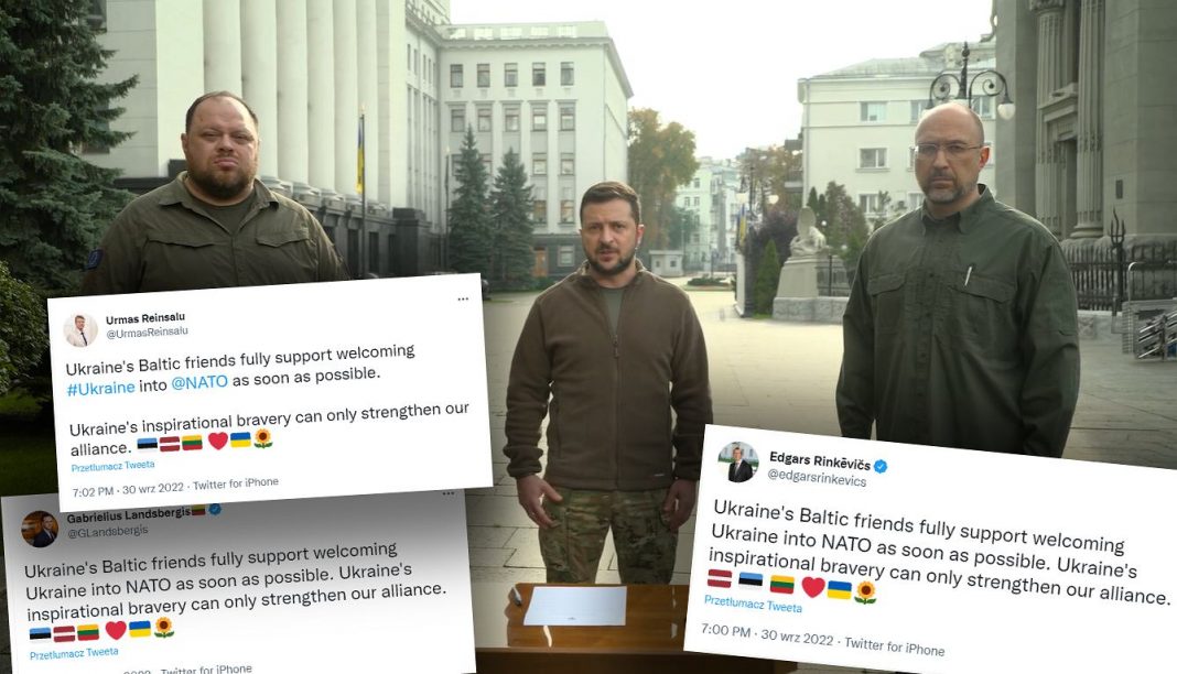  Країни Балтії хочуть якнайшвидшого вступу України в НАТО.  «Натхненна мужність»
