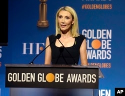 Президент HFPA Хелен Хоні.  Credit: AP