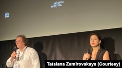 Прем'єра фільму на Tribeca Festival, 7 червня 2024 року, Мара Тамкович відповідає на запитання залу